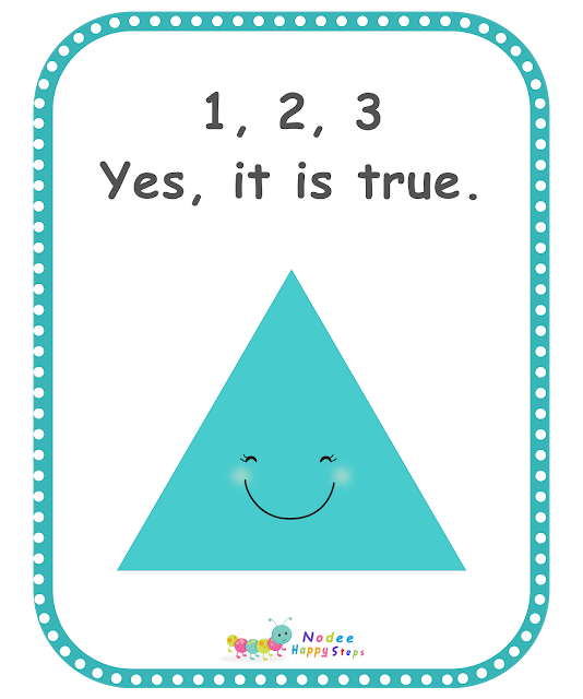 Shape Story for Kindergarten Triangle