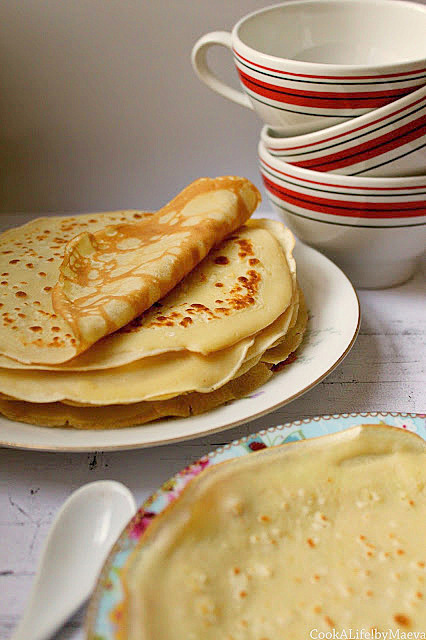 Crêpes sans gluten (option sans lactose)