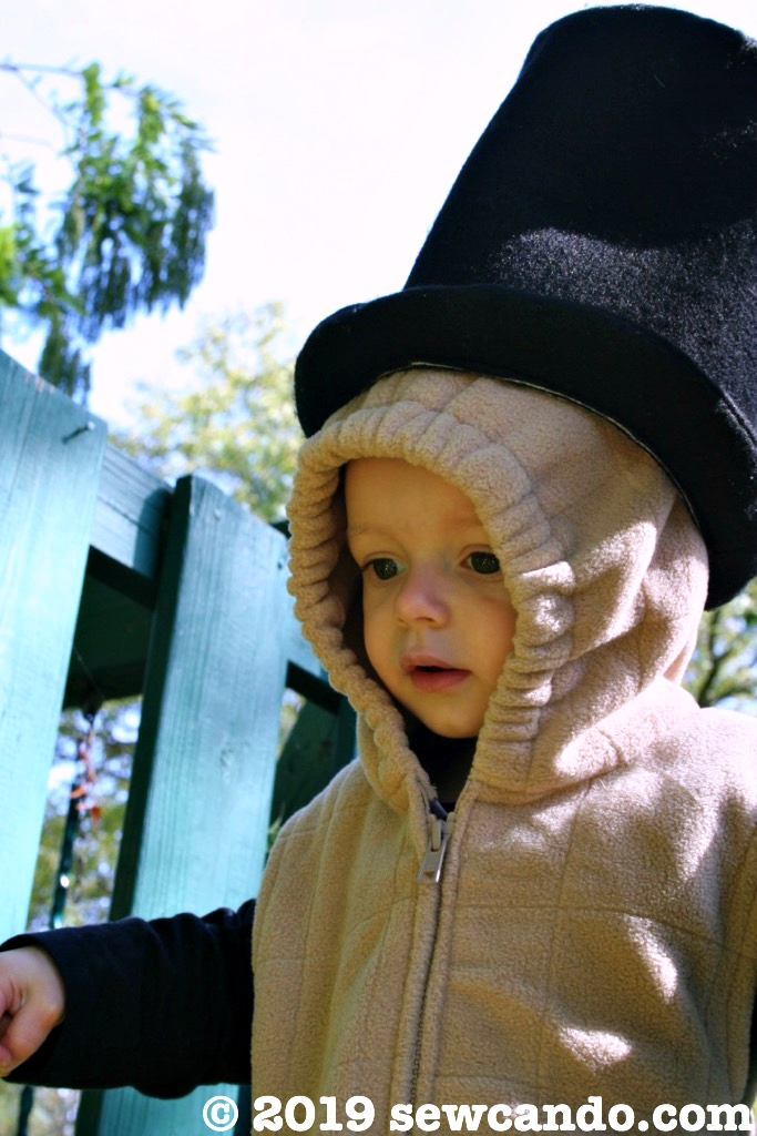 Sew Can Do: DIY Halloween Costume: Baby Mr. Peanut