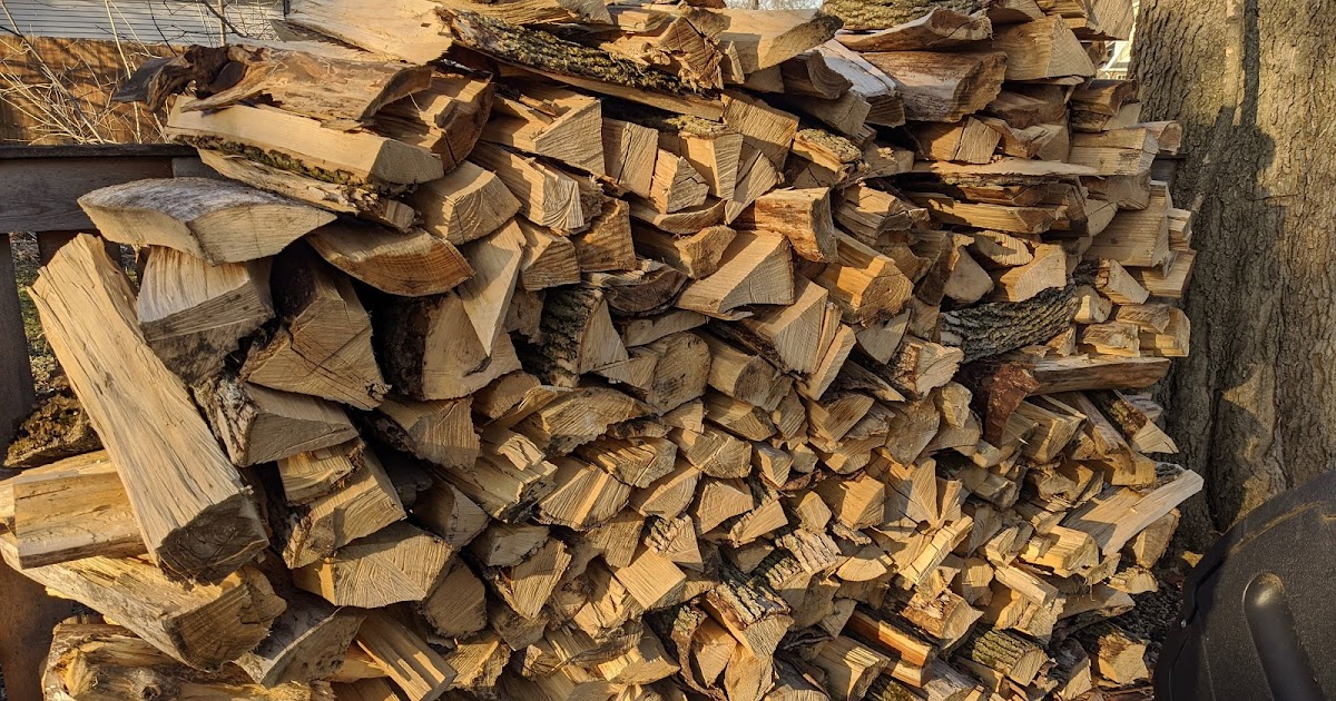 Ash Firewood Seasoning Progress Three Months In