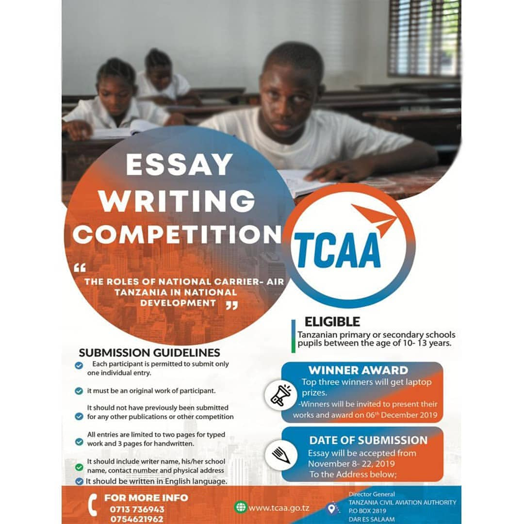 Essay Writting Contest To Mark The 2019 International Civil Aviation Day And 75 Anniversary Of Icao