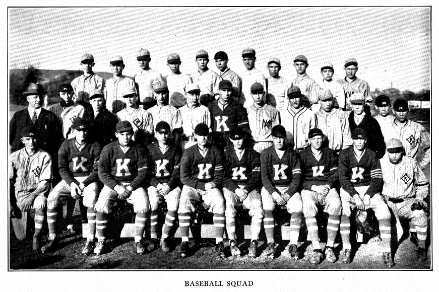 Old Knoxville Base Ball Knoxville High School 1925