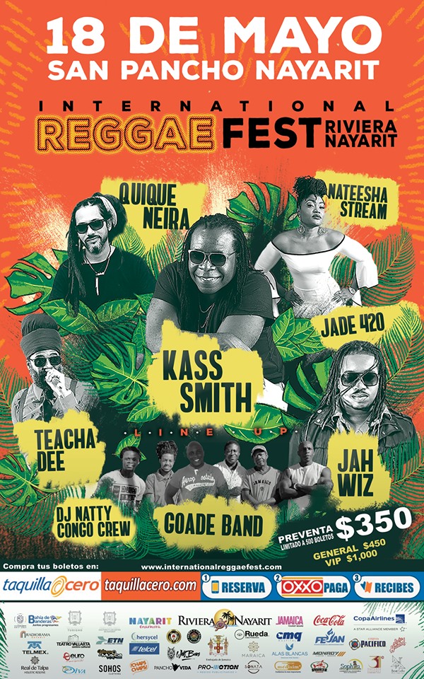 Mexico And Jamaica Together In The 201 International Reggae Fest Riviera Nayarit Riviera