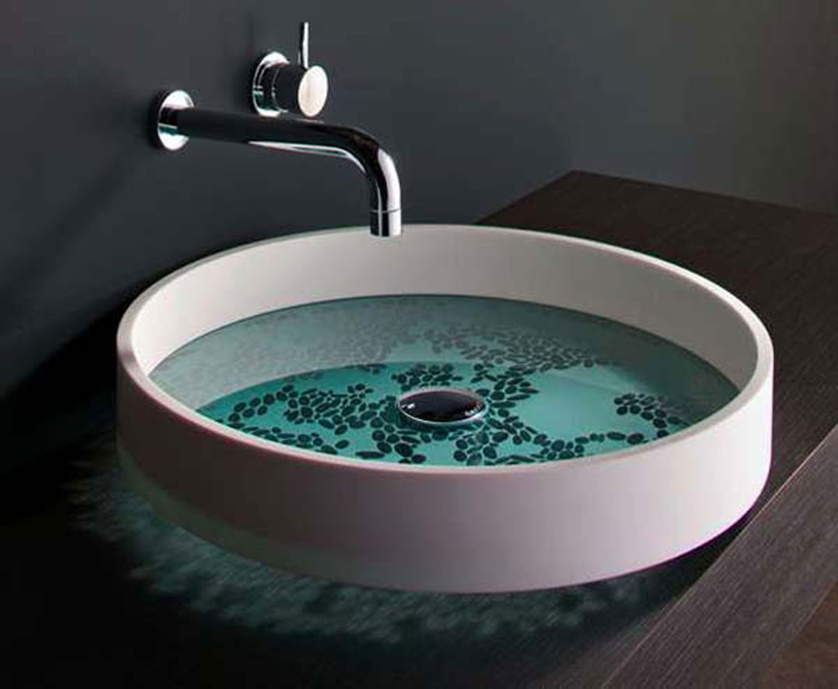 Modern Wash Basin Designs Aesthetic Nice Surface Painting