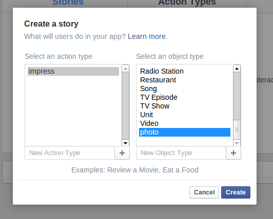 creating facebook custom stories for facebook application - learn more ...