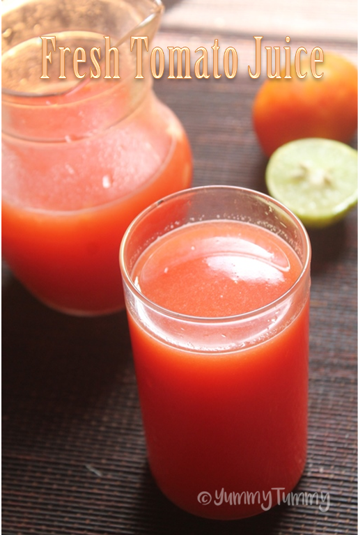 Fresh Tomato Juice Recipe Yummy Tummy