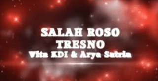 Lirik Lagu Salah Roso Tresno - Vita KDI