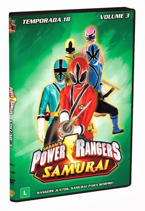 Power Rangers Samurai - Volume 03 e Box da série já nas lojas