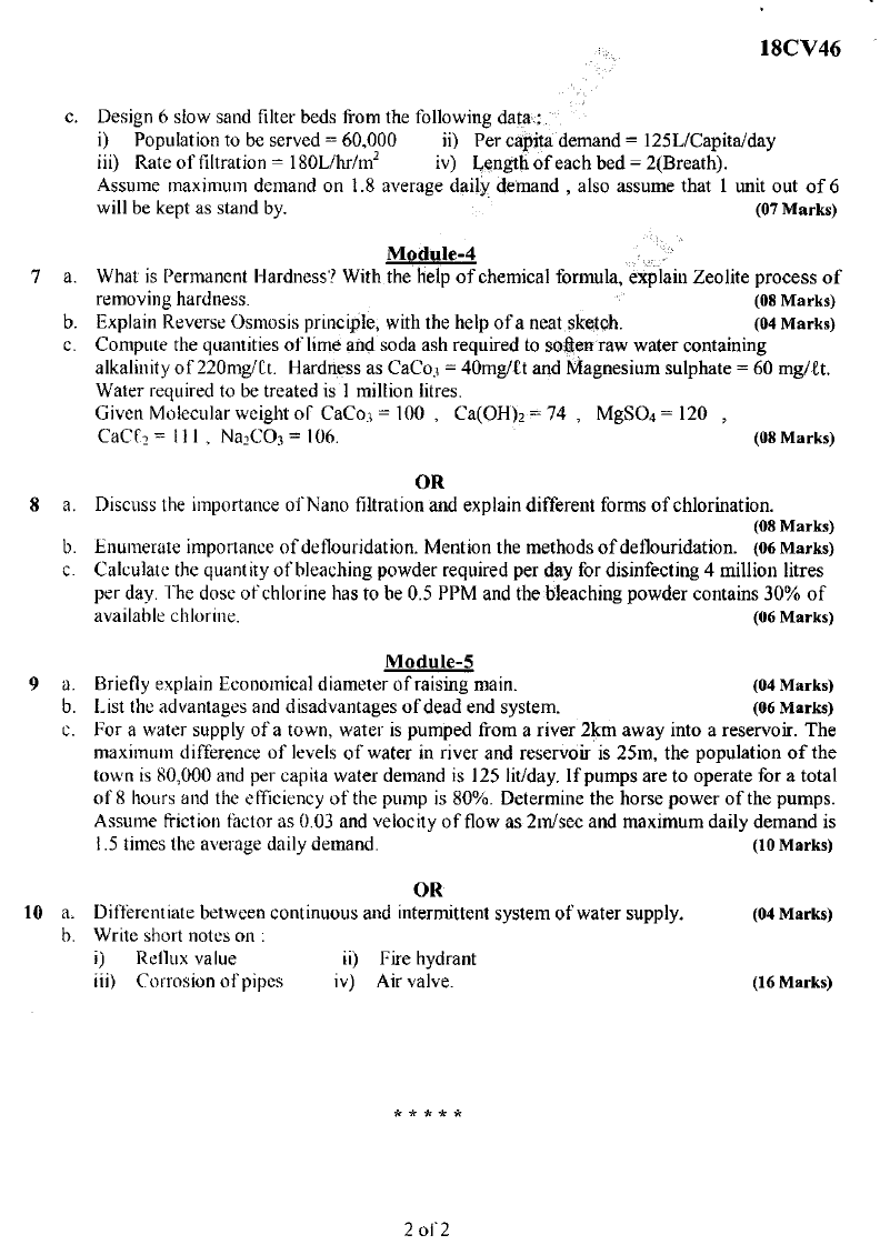 Visvesvaraya Technological University B.E. Civil Engineering (CBCS