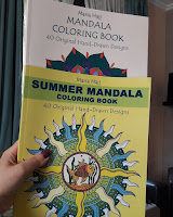 Summer mandala coloring book