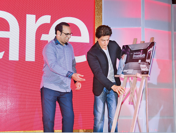 Brand Ambassador Shah Rukh Khan Unveils hindware Dreambath App & Coffee Table Book Brand Ambassador Shah Rukh Khan Unveils hindware Dreambath App & Coffee Table Book