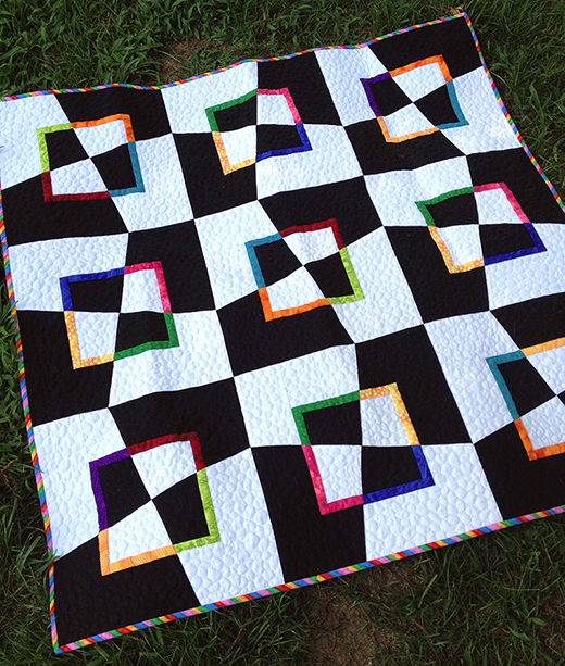 Quilting Land Mad as a Hatter Modern Quilt