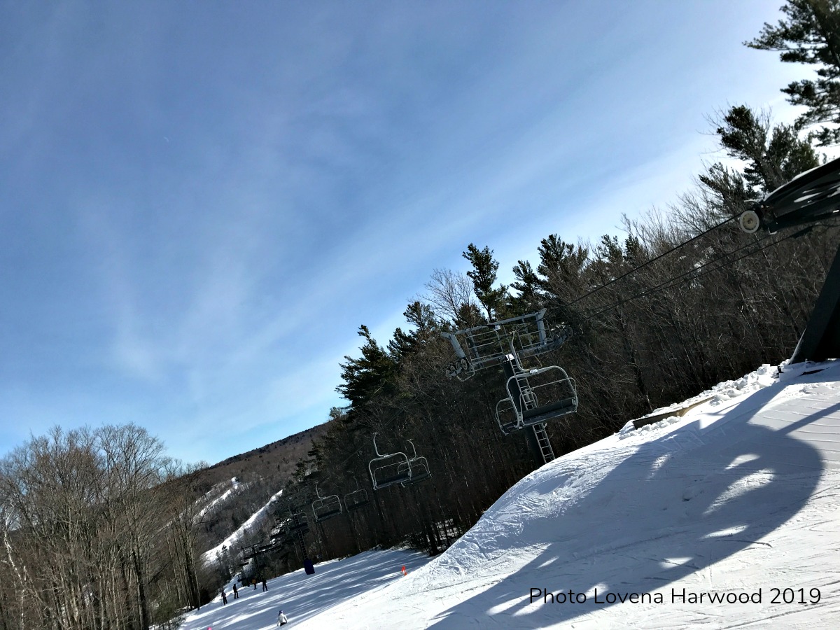 Hawaii Girl Adventures Mt. Sunapee Skiing Lesson 3