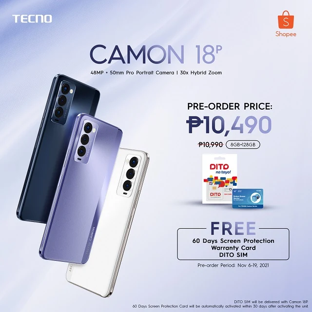 TECNO's Special CAMON 18 Bundles Plus Huge Discounts this 11.11