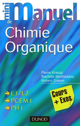 [PDF] Télécharger Livre Gratuit: Mini-manuel de chimie organique: cours et exercices avec solutions