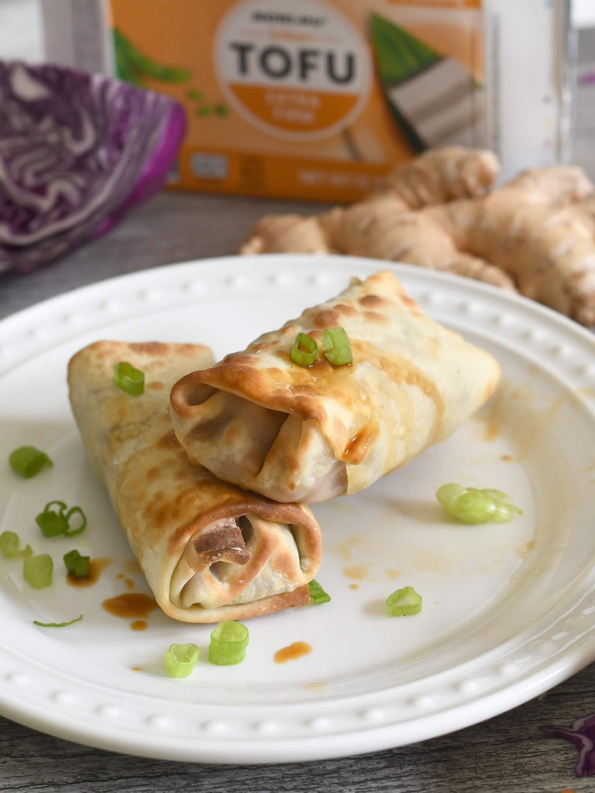 Cooking with Manuela Air Fried Vegetarian Tofu Egg Rolls