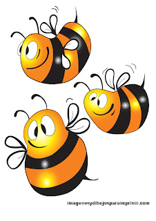 abejas pequeñas para imprimir