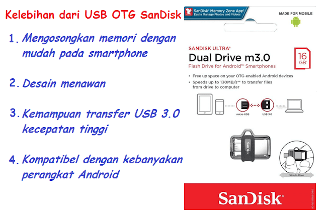 Backup Data Smartphone Dengan USB OTG SanDisk