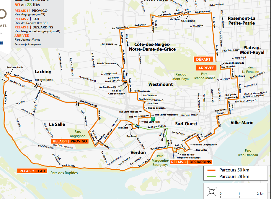 Nouvelles de Montreal Tour de l’île de montreal