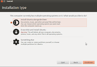 Install method, philosophy- with other operating system or erase disk Install method, philosophy- with other operating system or erase disk