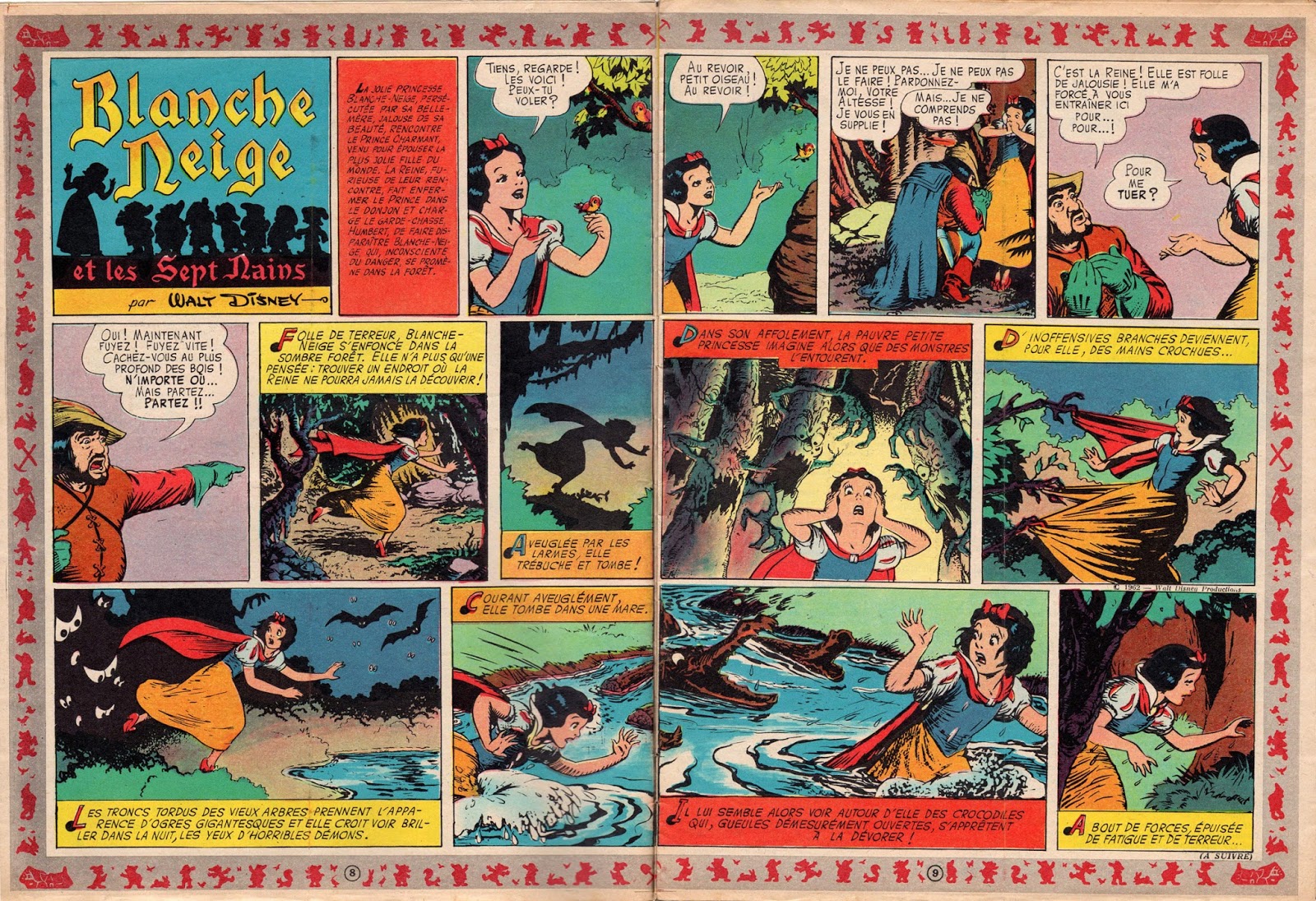 Filmic Light Snow White Archive 1962 Le Journal de Mickey Blanche