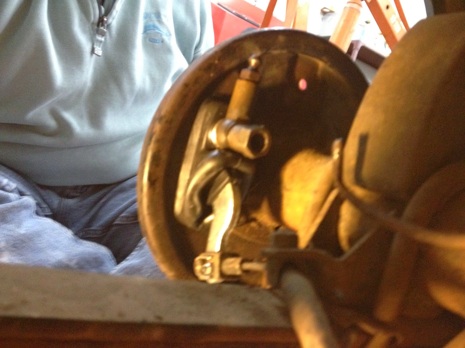 MORRIS RIDES AGAIN...IN SOUTH CAROLINA REPLACING REAR WHEEL CYLINDERS