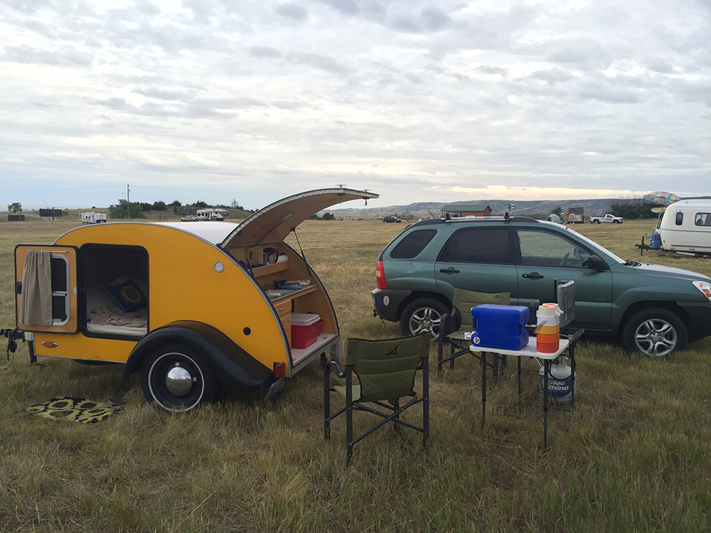 Tiny Yellow Teardrop What I learned from living out of my teardrop