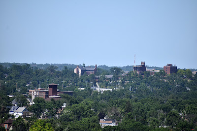 MMU campus seen from Mount Trashmore