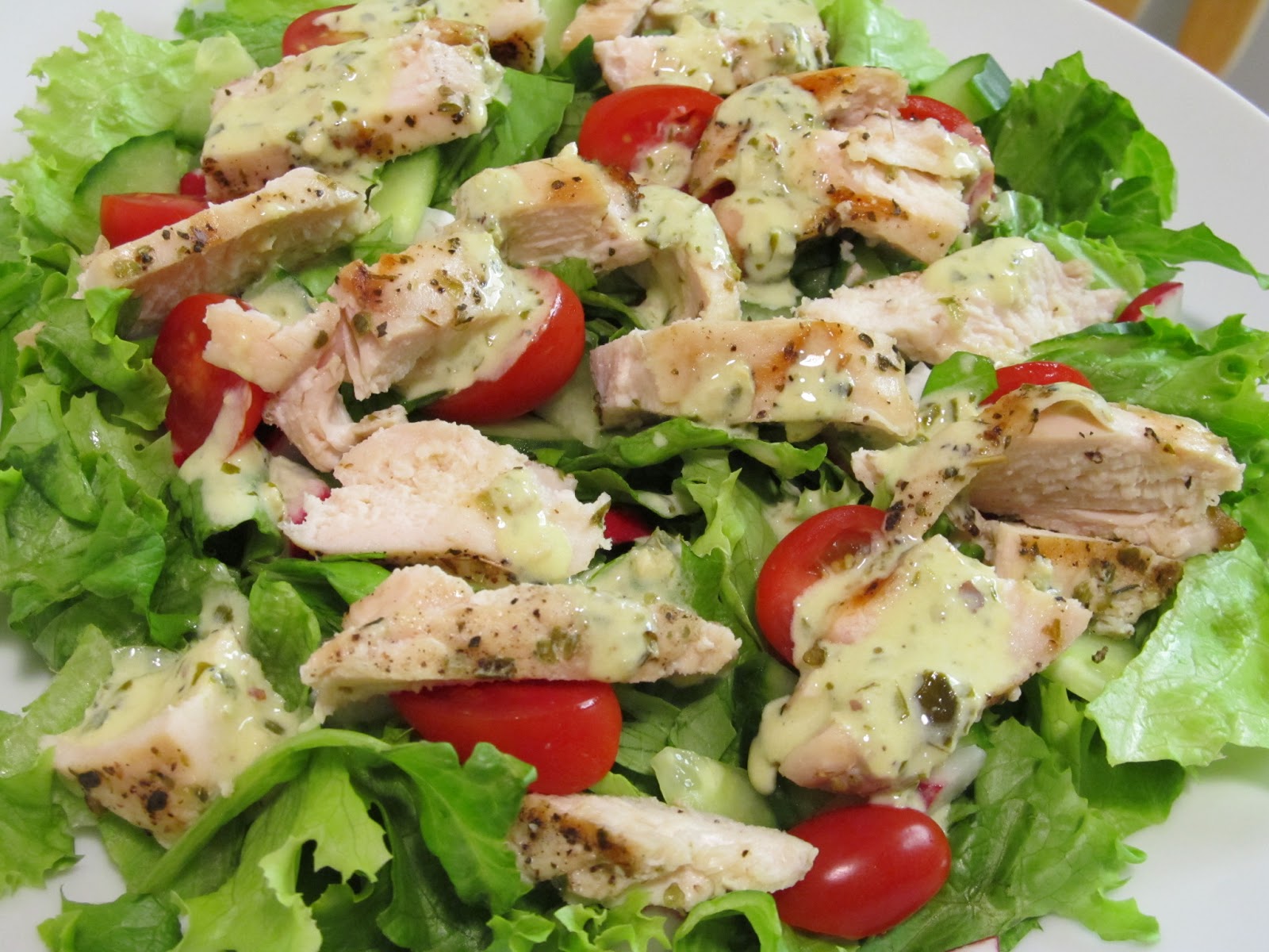 Jenn's Food Journey: Italian Chopped Salad with Grilled Chicken