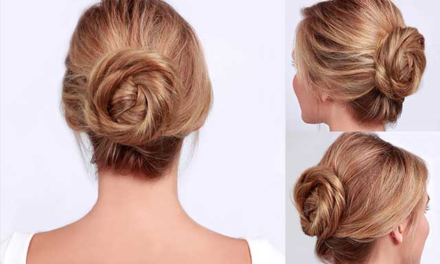 DIY Low Twisted Bun Tutorial 7 Simple Steps  Tashiara