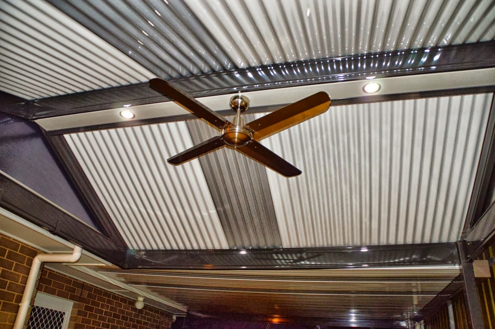 Downlights and Fans on Pergolas, Verandahs and Patios Adelaide SA