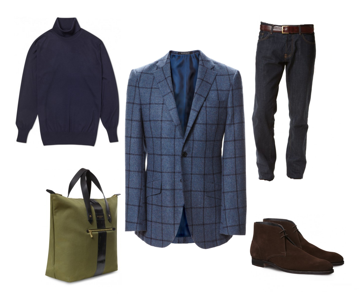 Una misma americana para dos looks diferentes cortesía de Richard James