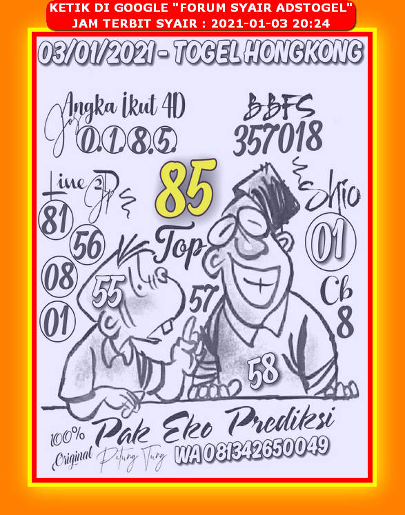 Pak Eko Prediksi Sgp