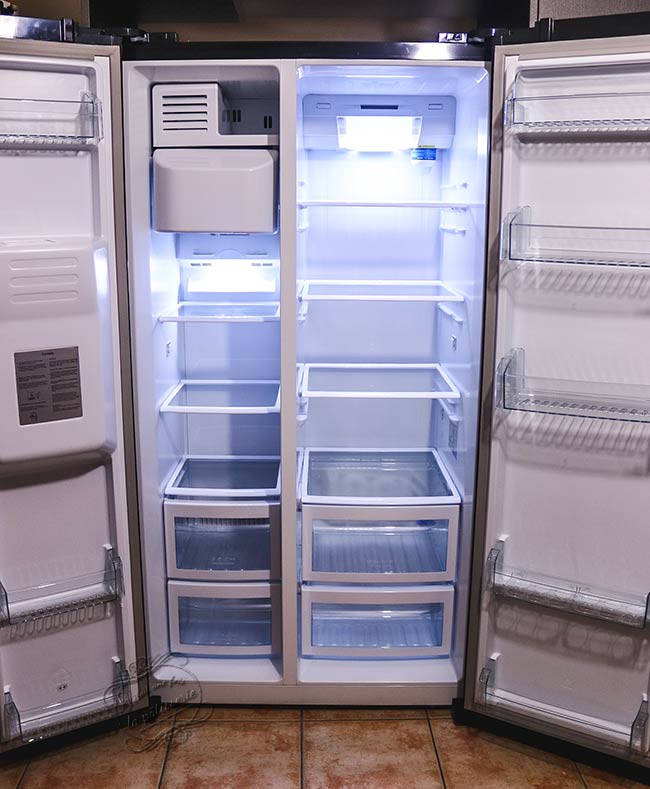 Réfrigérateur congélateur américain Schneider : Il était une fois