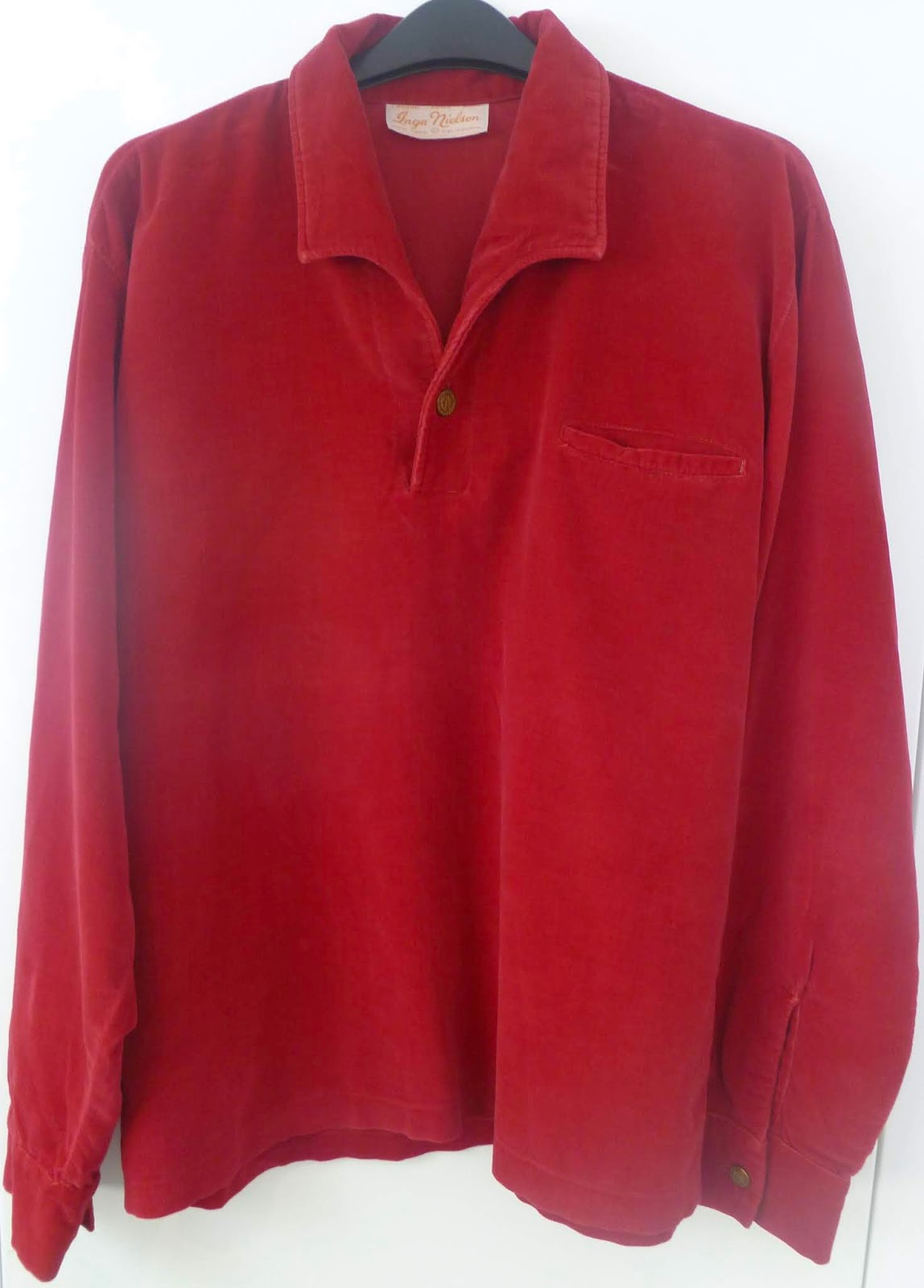 Original Vintage Red Velvet Mens R'N'R Elvis Style 1950's One Button ...