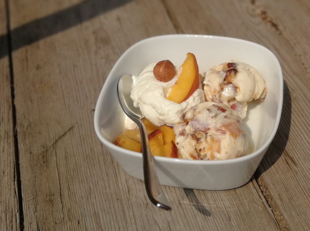 Barbaras Spielwiese: Pfirsich-Eis mit Southern Comfort und ...