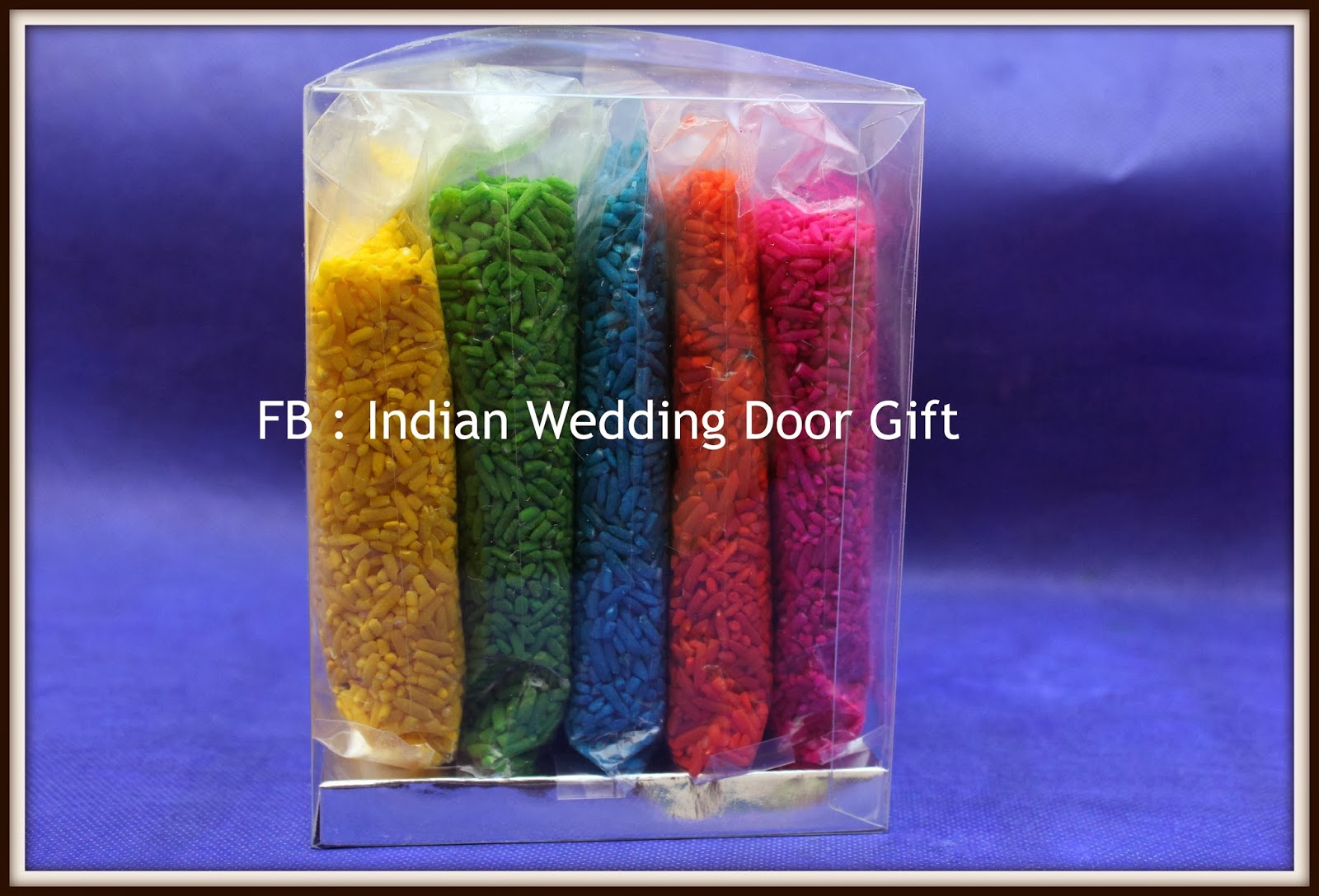 Indian Wedding Door Gift Deepavali Rice Ranggoli Kolam Packet