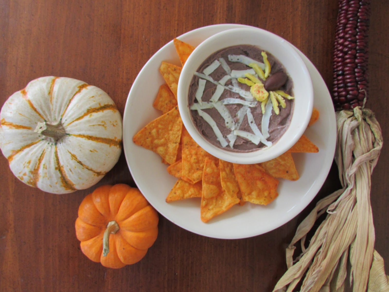 Spooky Black Bean Hummus
