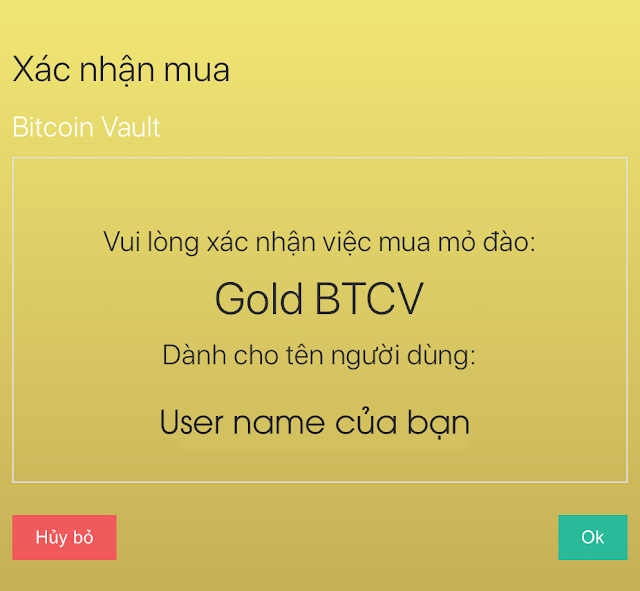 Đầu tư Bitcoin Vault (BTCV) thông qua Mining City