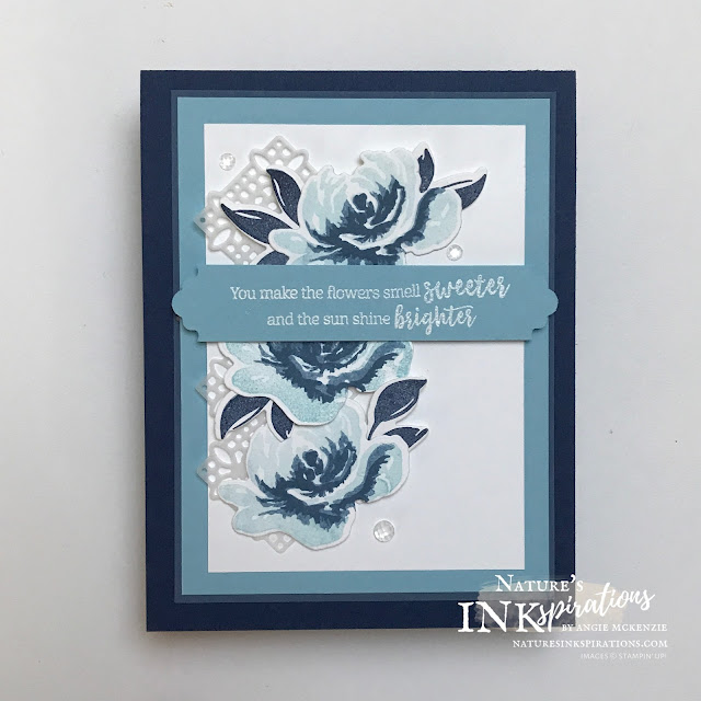 By Angie McKenzie for Crafty Collaborations Crafty Challenge Blog Hop; Click READ or VISIT to go to my blog for details! Featuring the All Things Fabulous Bundle and the Lovely Labels Pick A Punch from the 2020-21 Annual Catalog by Stampin' Up!; #colorinspirationchallenge #allthingsfabulousbundle #allthingsfabulousstampset #fabulousfloraldies #encouragementcards #floralcards #twostepstamping #heatembossing #lovelylabelspickapunch #cardtechniques #craftychallengebloghop #stampinup #naturesinkspirations #makingotherssmileonecreationatatime #worldwaterday2021