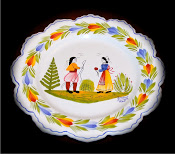 Quimper  Wedding Plate