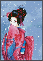 AMR-105 Spring Snow Maiko + PM HAED artwork by Amanda Robbins " AMR-105 Spring Snow Maiko + PM