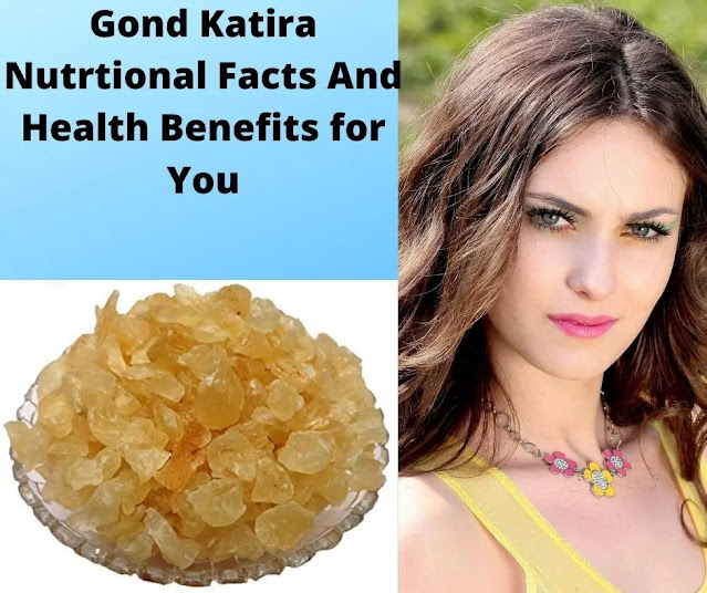 Calories in 100 gm of soaked Gond katira
