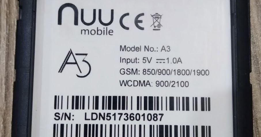 Nuu A3 Flash File Stock Firmware Download - JustFlashFile