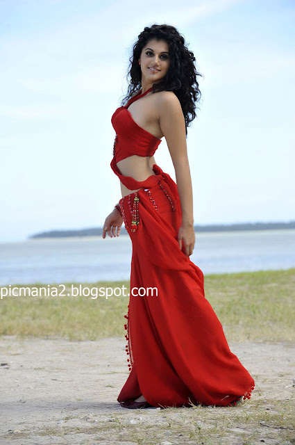 south indian mallu actress tapsee (taapsee ) hot bikini wet saree hot image gallery