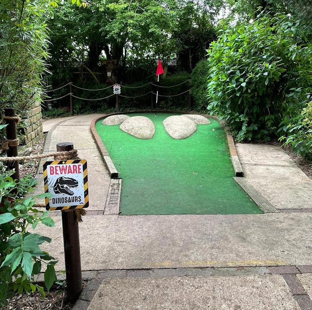 Jurassic Golf at Pettitts Animal Adventure Park in Reedham, Norwich. Photo by Christopher Gottfried, June 2021