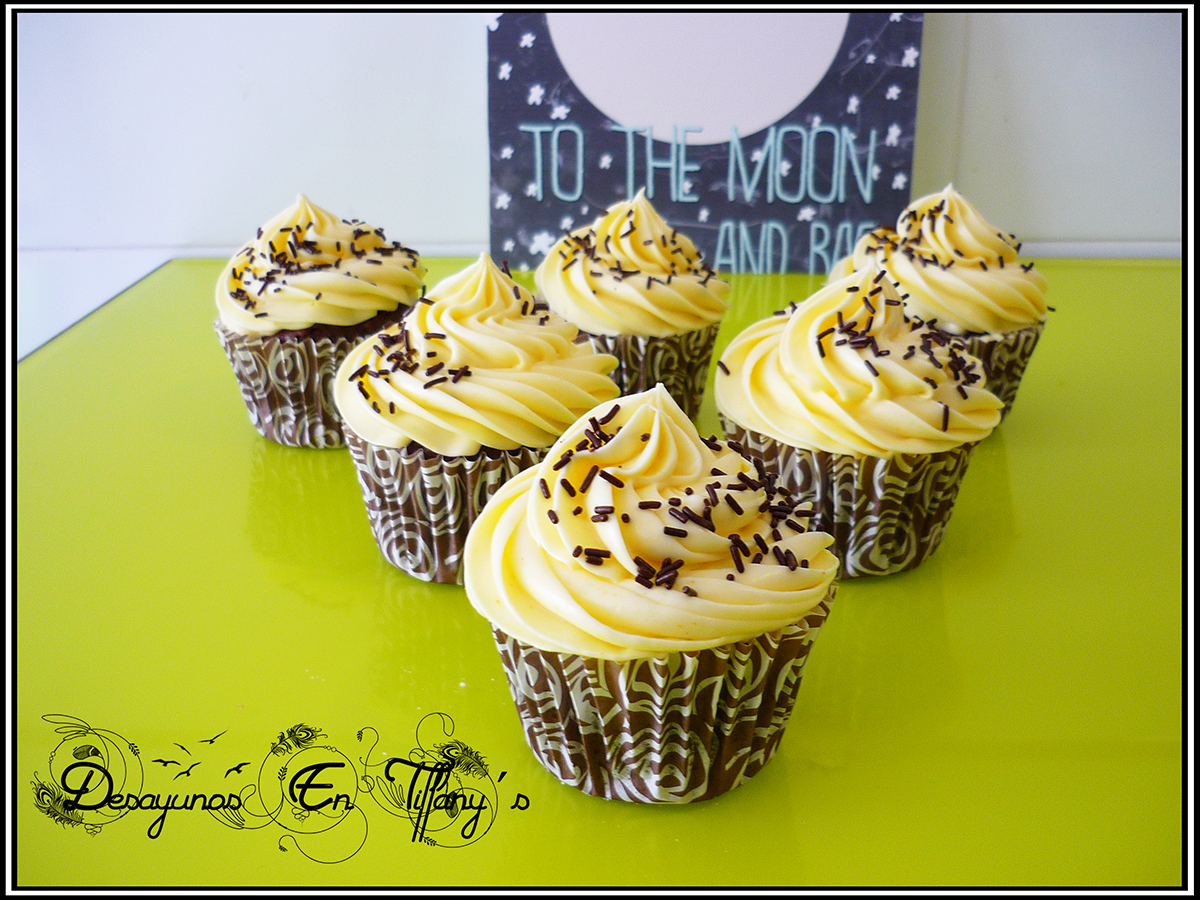 Desayunos en Tiffany´s Cupcakes de plátano y chocolate