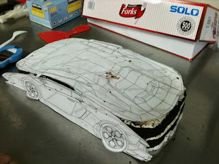 Sweet Cakes by Rebecca - sculpted car cake 