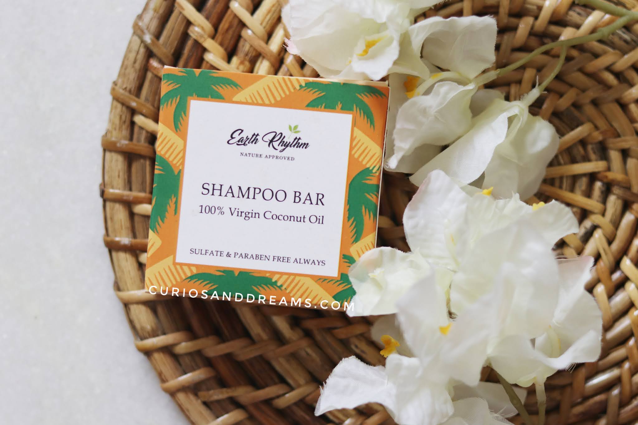 The Earth Rhythm Coconut Oil Shampoo Bar Curios and Dreams Indian