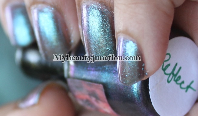 Carpe Noctem Cosmetics Reflect by Samhain nail polish swatches and review